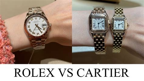 rolex lady datejust vs cartier panthere|louis Cartier vs Rolex.